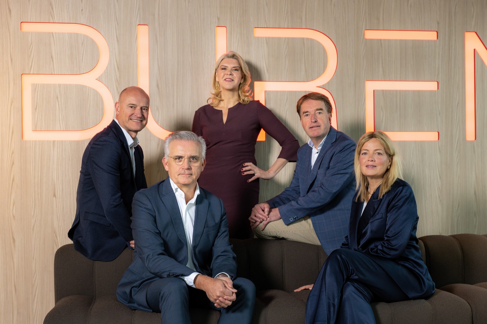 BUREN_persfoto_v.l.n.r. Paul A. Josephus Jitta (partner BUREN) Tim van der Maas (partner Valegis) Carolien Brederije (partner Valegis) Martijn Vermeeren (partn